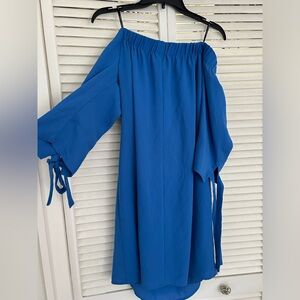 Off the shoulder mini dress